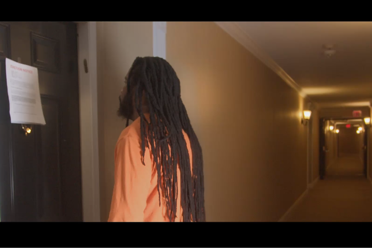 Early morning light over an empty neighborhood street