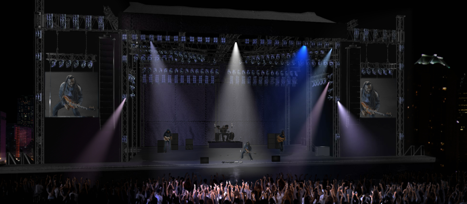 Concert stage