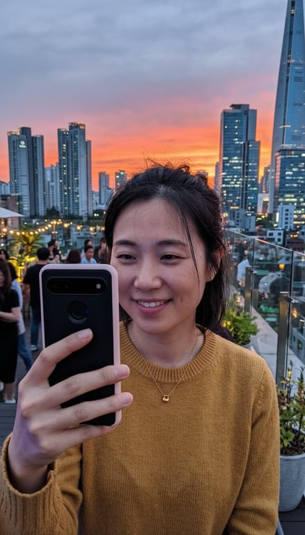 Apply an AI photo filter that ...