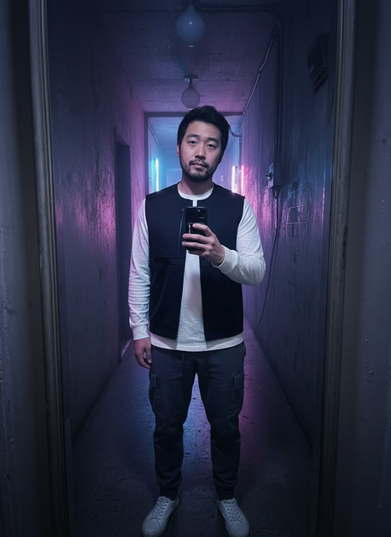 Turn this dim hallway mirror s...