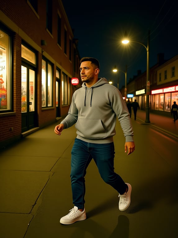 Convert this modern city-night...