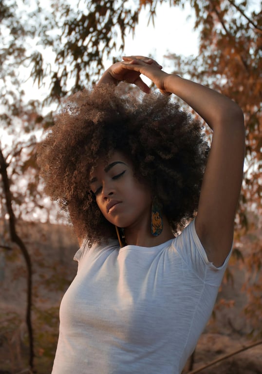 Festival Outfits filter before photo - natural portrait in everyday clothing with soft daylight