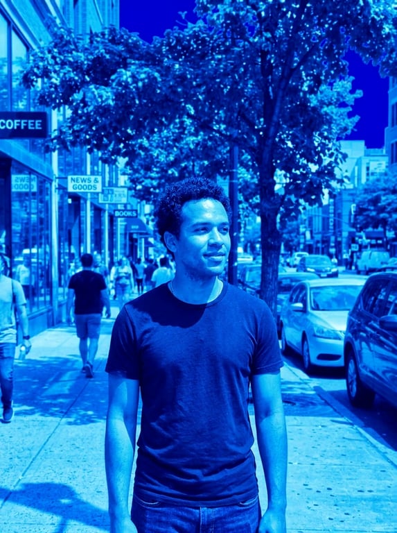 Apply a cinematic infrared-fil...