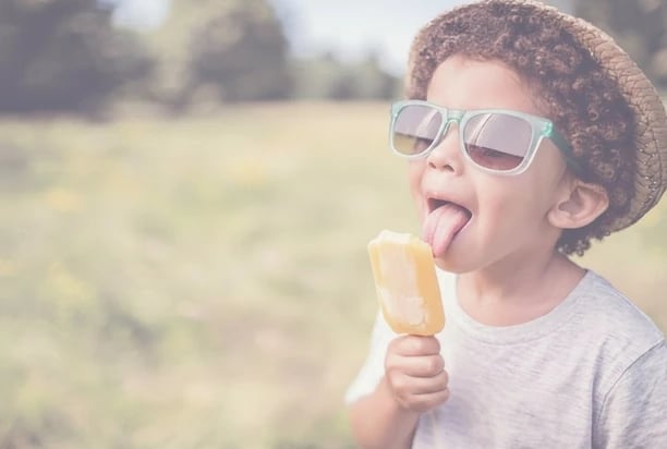 Retro filter after transformation - model photo with pastel film-inspired dreamy tones