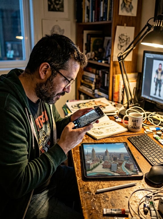 Redesign the city art visible ...