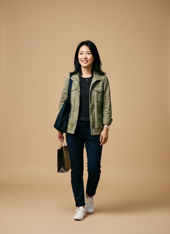 Redesign this outdoor candid i...