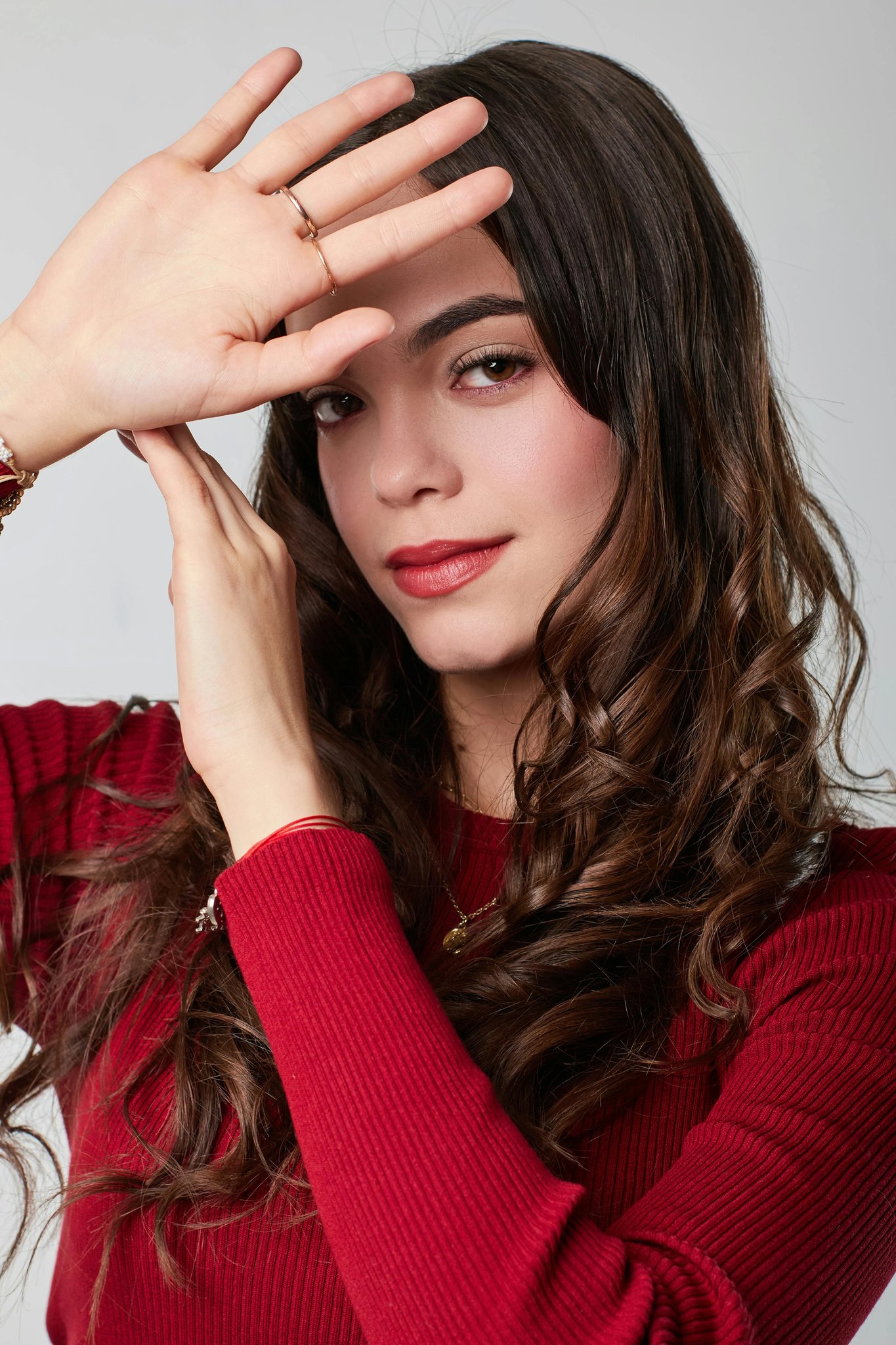 Designer Clothes filter before photo - natural portrait in everyday clothing with any background