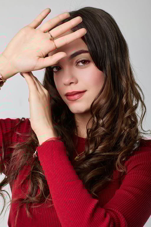 Designer Clothes filter before photo - natural portrait in everyday clothing with any background