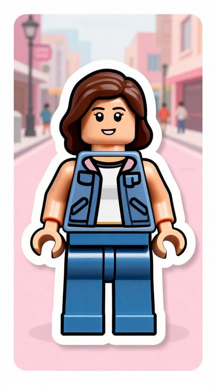 Customizable Lego Style Sticke...