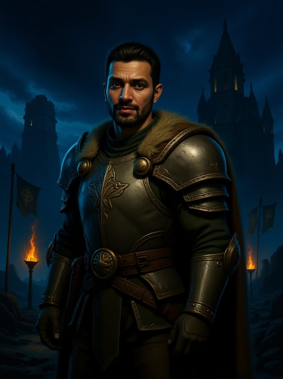 Transform this casual selfie i...