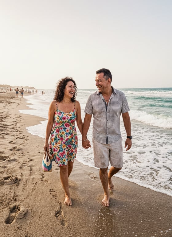 Give the entire beach scene a ...