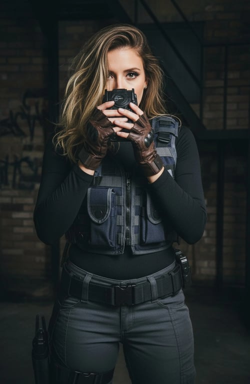 AI superhero generator after transformation - studio photo with realistic AI superhero design