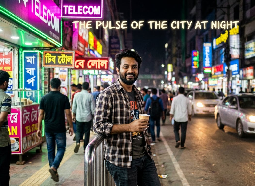 Keep the man, neon signs, and ...
