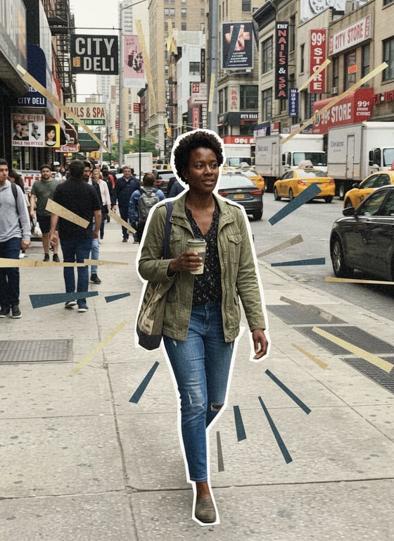 Reimagine this candid as an en...