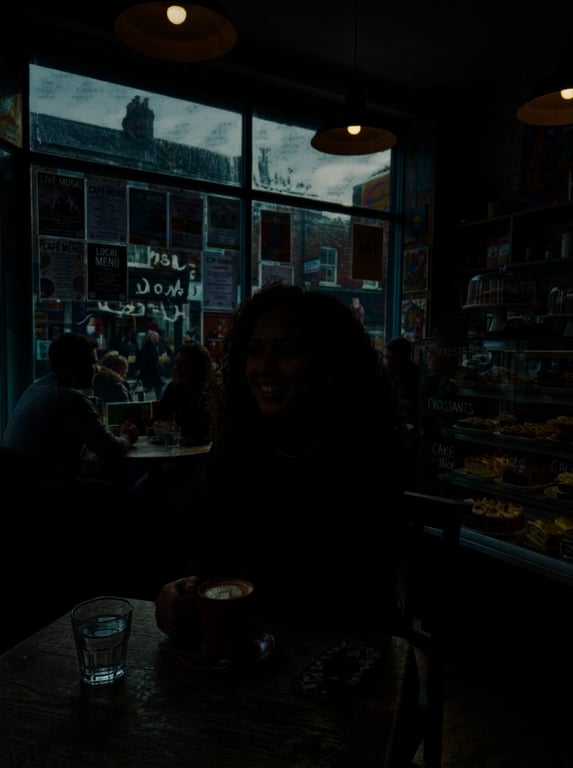 Apply a cinematic moody filter...