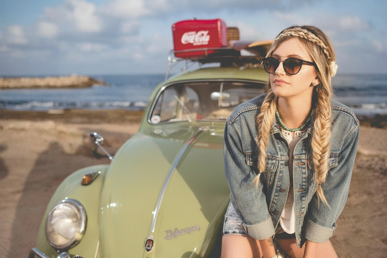 AI lingerie filter before photo - original outfit before basic bra and panties style