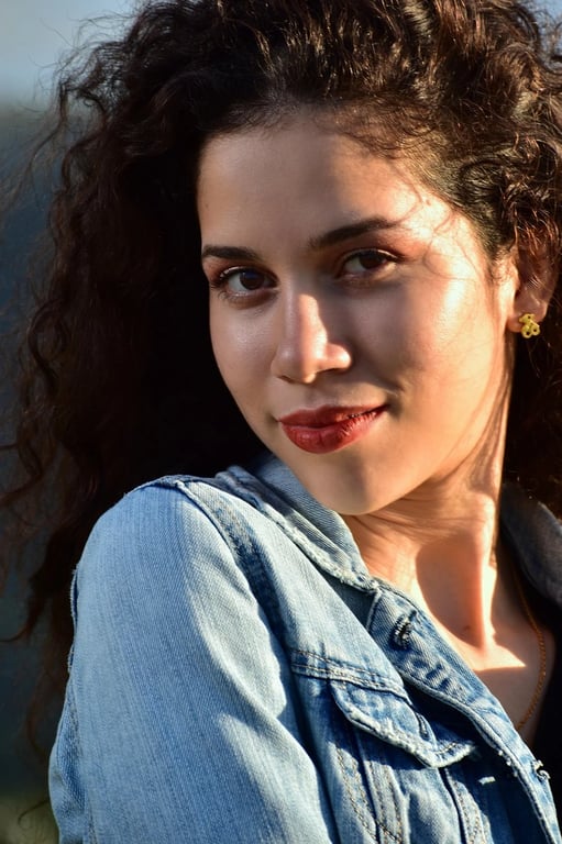 AI portrait generator before photo - creative photo before AI portrait art generation