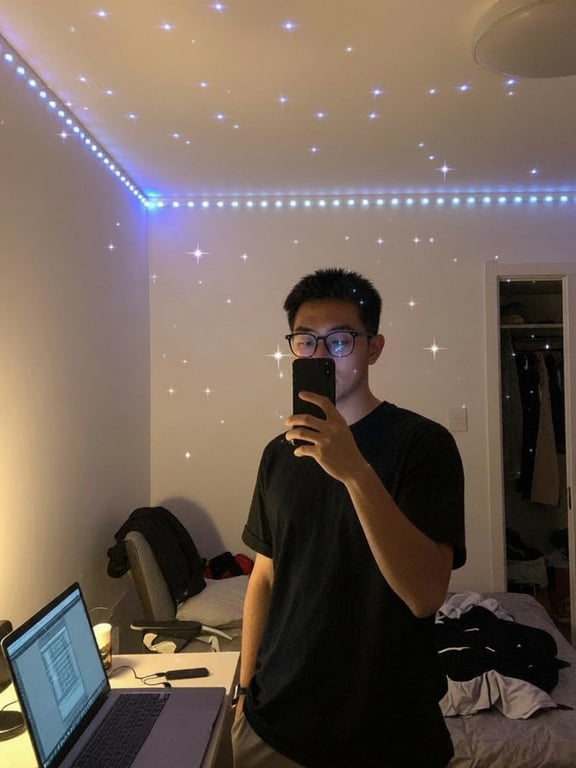 Introduce subtle star and spar...