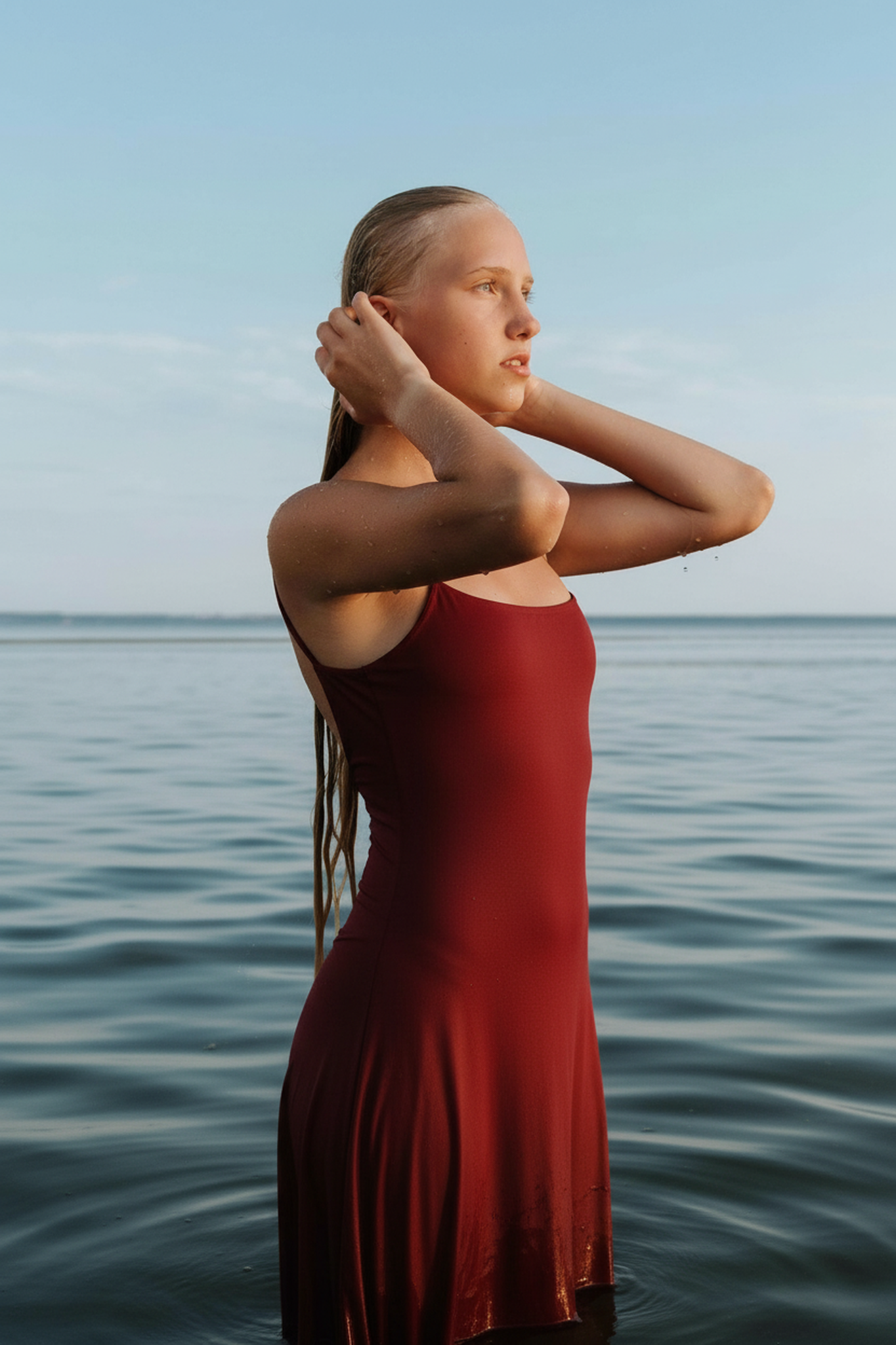 Generate modern bikini design on the photo