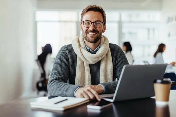 Winter Outfits filter after transformation - portrait wearing cozy layered outfit