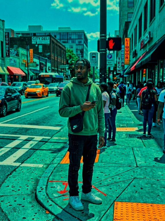 Apply a cinematic teal-and-ora...