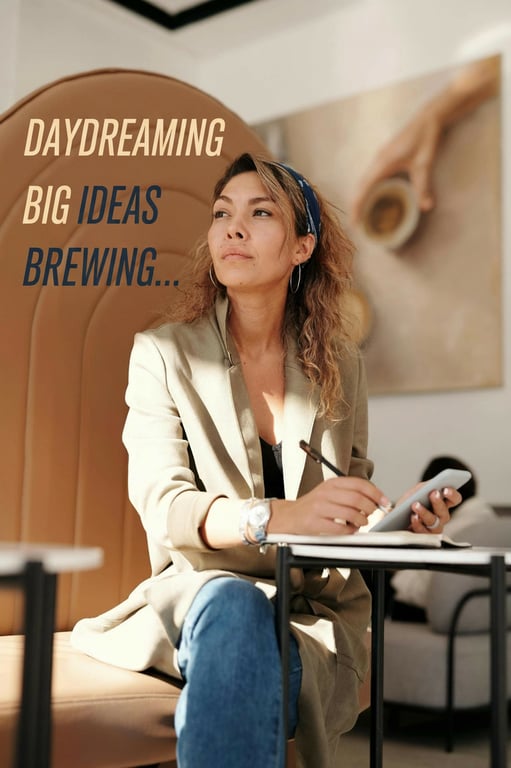 an image processed to generate and insert visually appropriate text in open areas, maintaining balance, readability, and overall aesthetic harmony