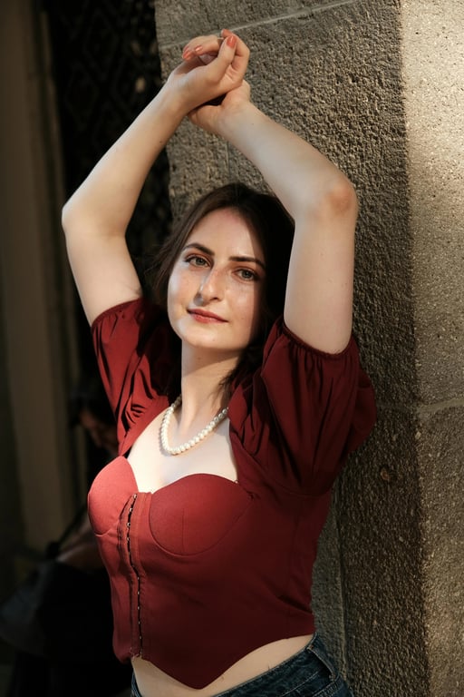 a portrait of a person rendered in a modern DC Comics illustration style featuring clean but bold line art, structured anatomy, realistic comic-style facial detailing, strong directional lighting, high contrast shading, and a powerful graphic novel look