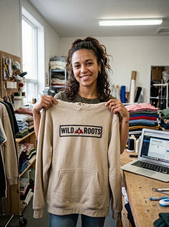 Convert the flat printed logo ...