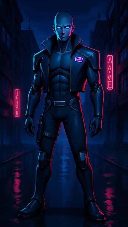 Upgrade this rough cyberpunk s...