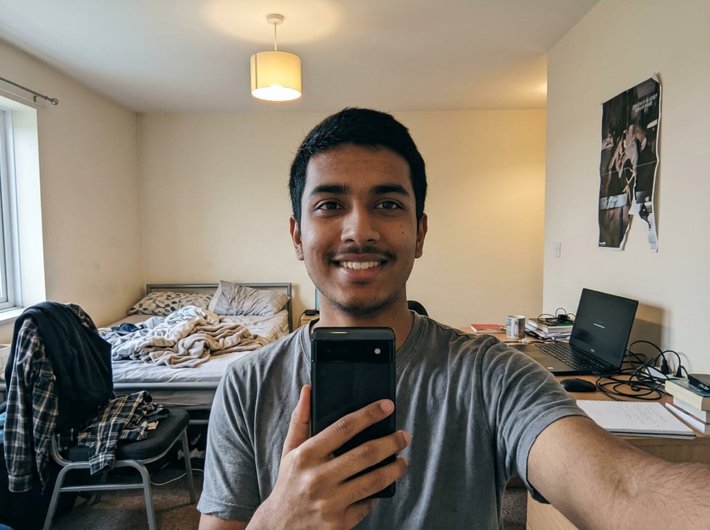 Transform this entire photo in...