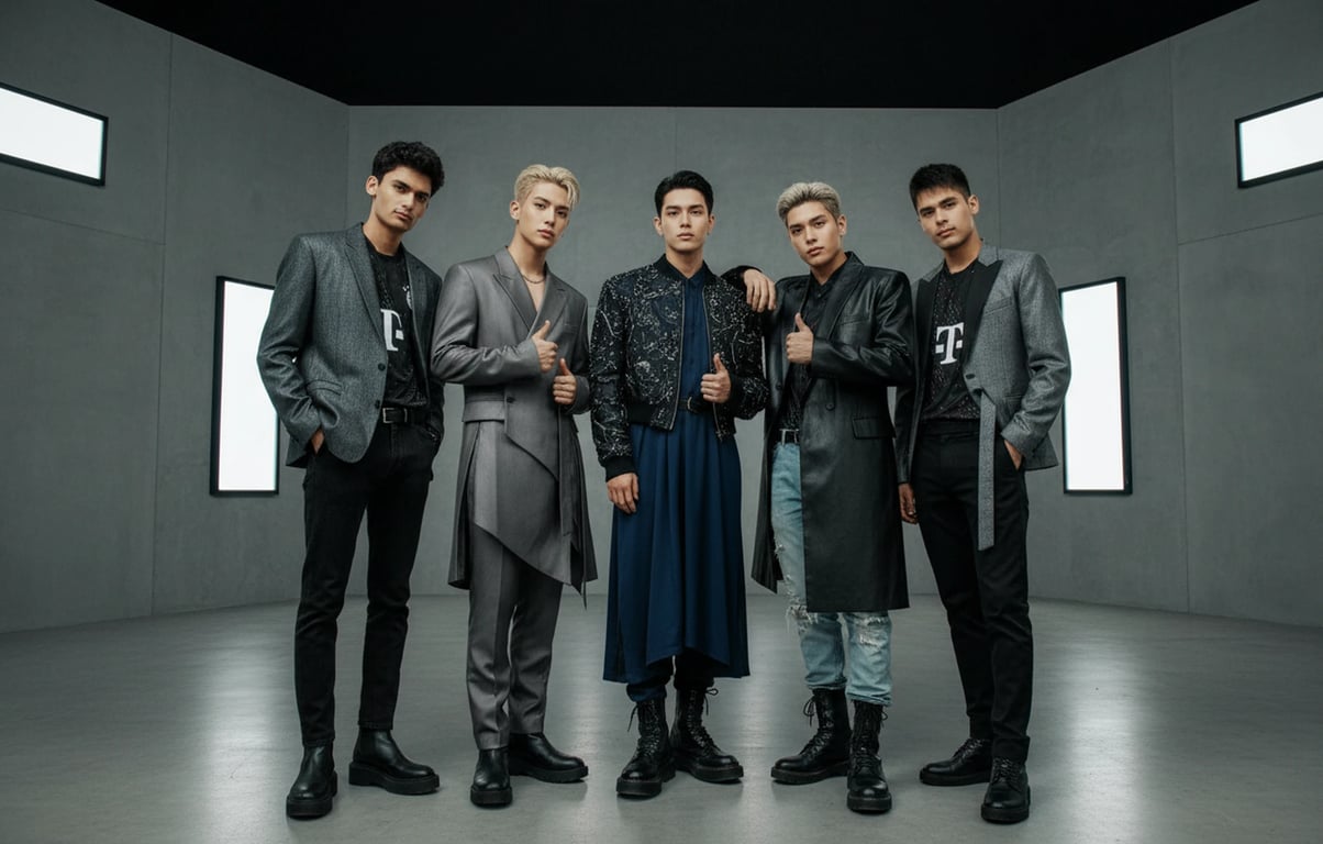Generate outfits inspired by your favorite K-Pop boy groups with kaze ai. Perfect for concerts, fan meetings, or everyday style, our AI-powered tool helps you recreate the iconic looks you love with ease.