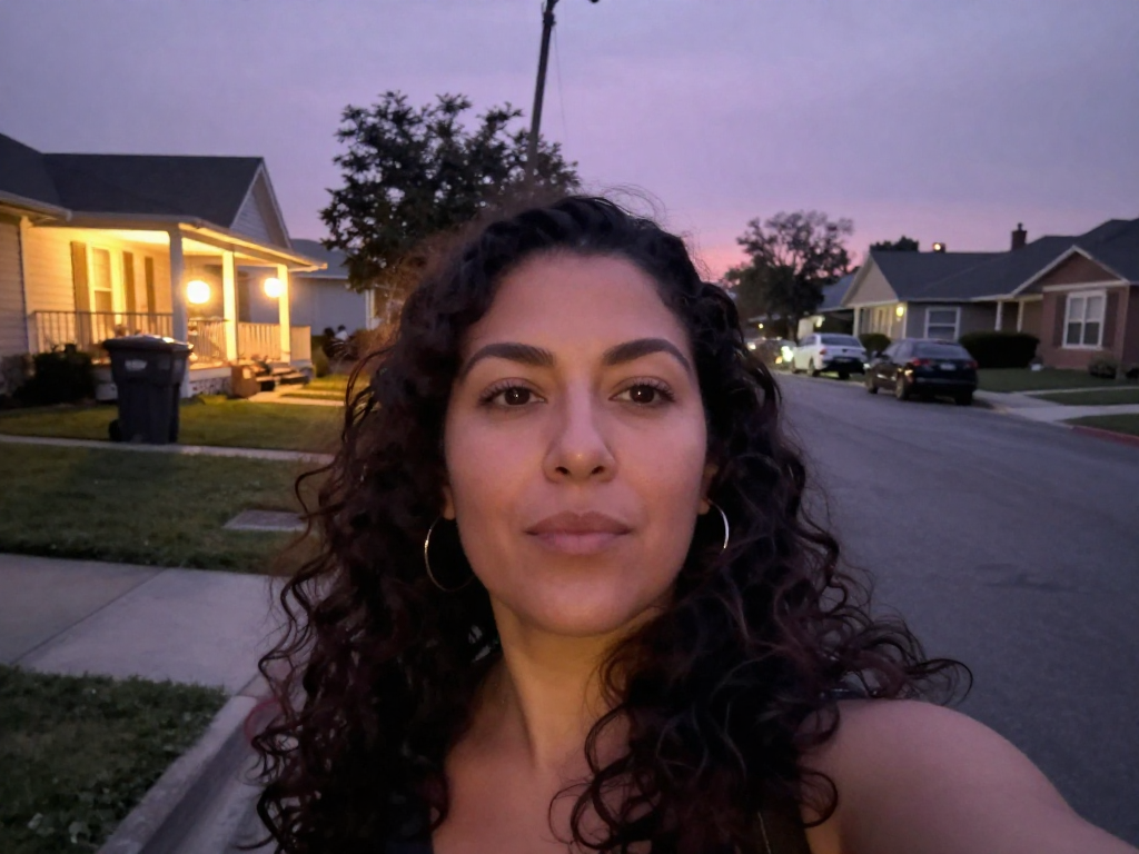 Convert this selfie into a cle...