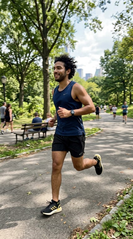 Reinterpret this jogging snaps...