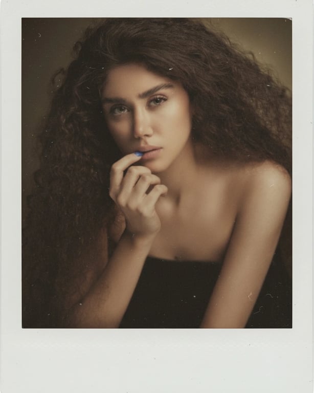 AI 90s filter after transformation - full body photo rendered with 90s camera softness