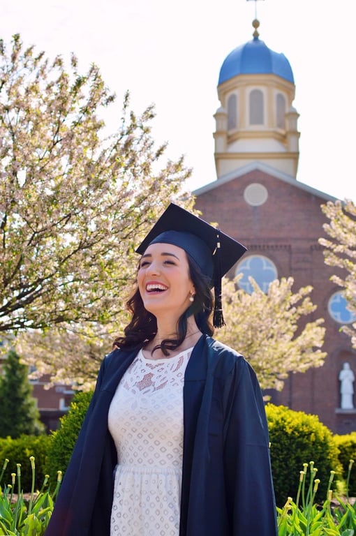 AI photo to cartoon style before pic - graduation photo