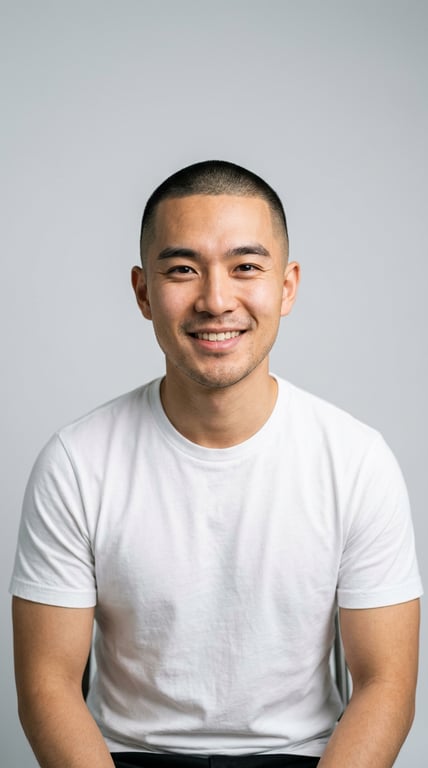 Transform his simple buzzcut i...