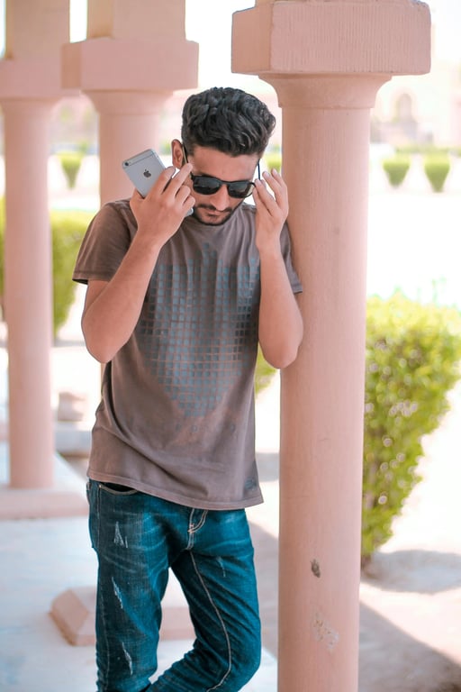 outfit generator ai before photo - man wearing sunglasses