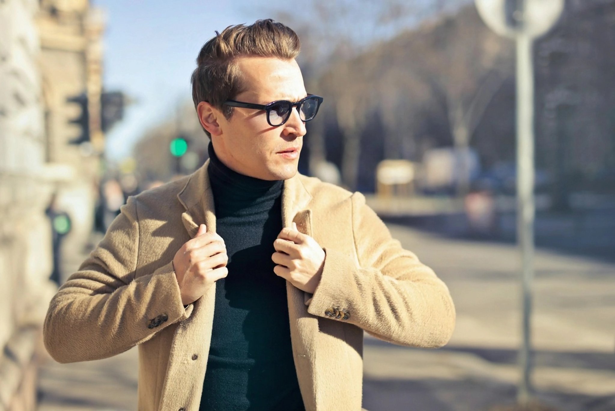 AI beard filter before photo - full body photo before beard transformation