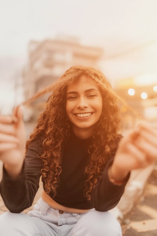 a portrait of a person reimagined under golden hour conditions with realistic sunlight behavior, smooth highlights, and natural shadow transitions