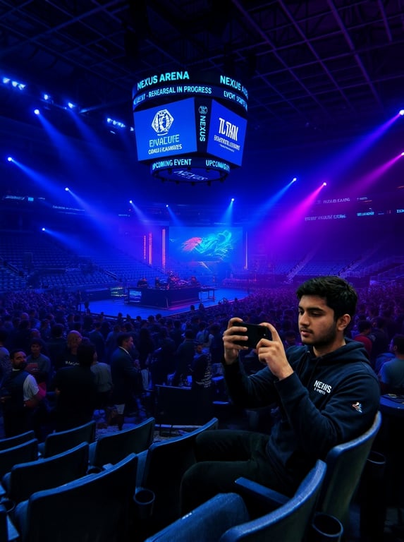 Transform this indoor arena in...