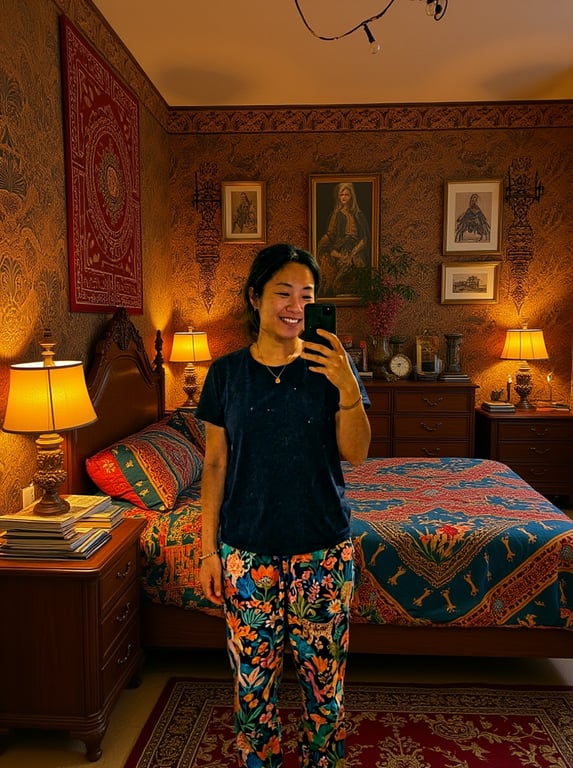 Transform this simple bedroom ...