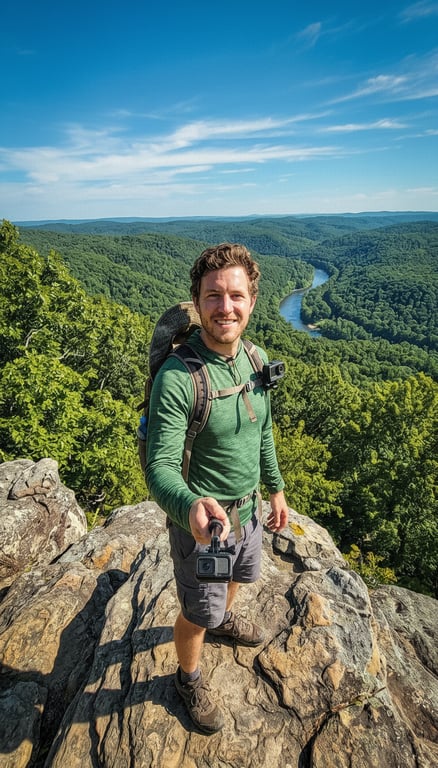 Apply a cinematic landscape fi...