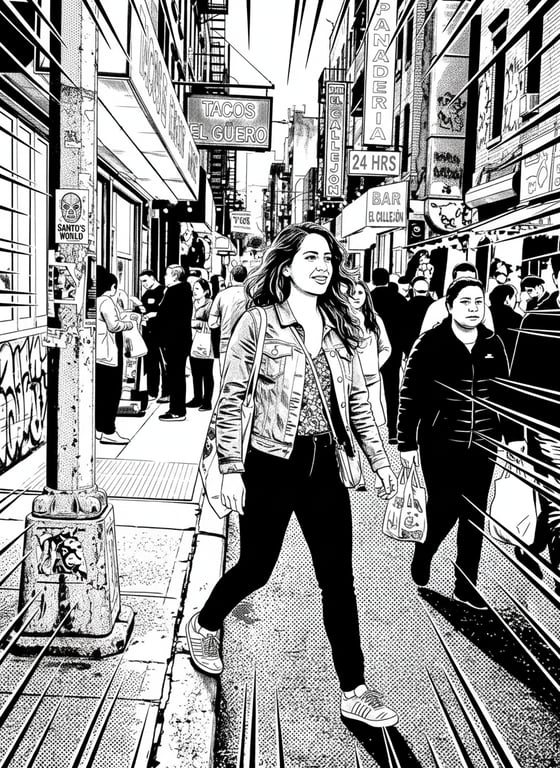 Restyle the entire scene as a ...