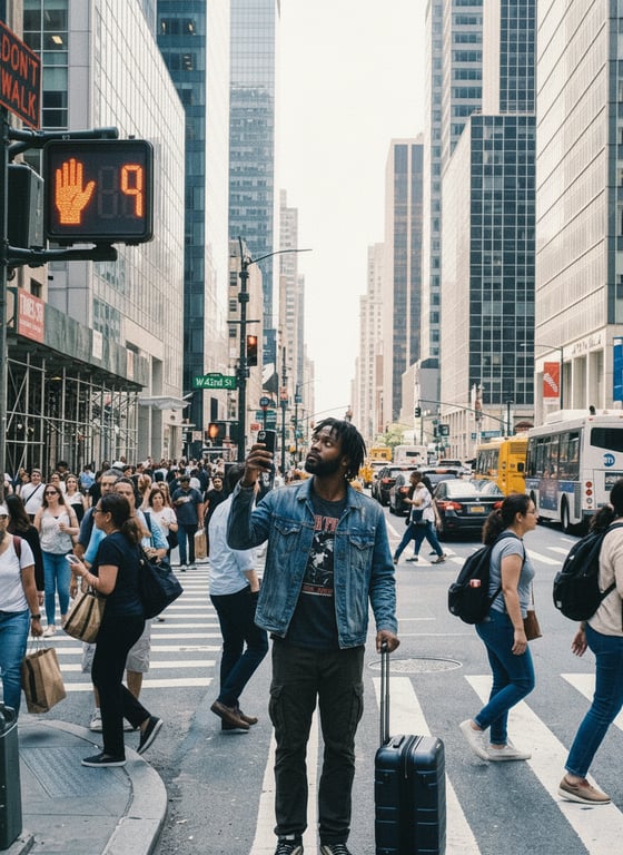Apply a cinematic street-photo...
