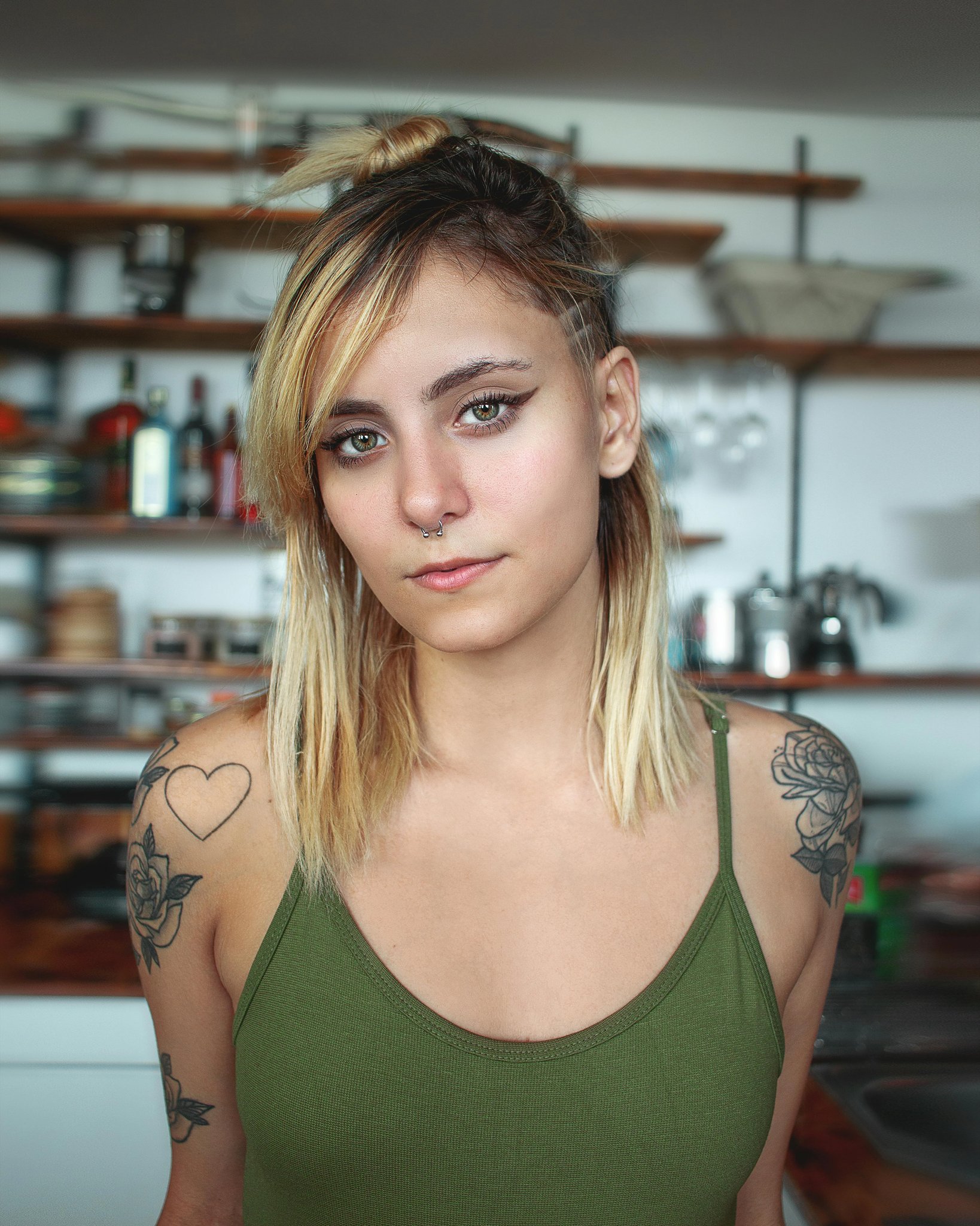 AI gender swap filter before photo - influencer photo before gender swap effect