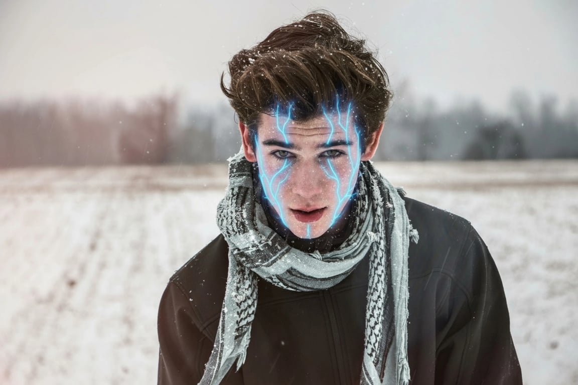 ai-demon-filter after pic - cool blue glowing demon filter