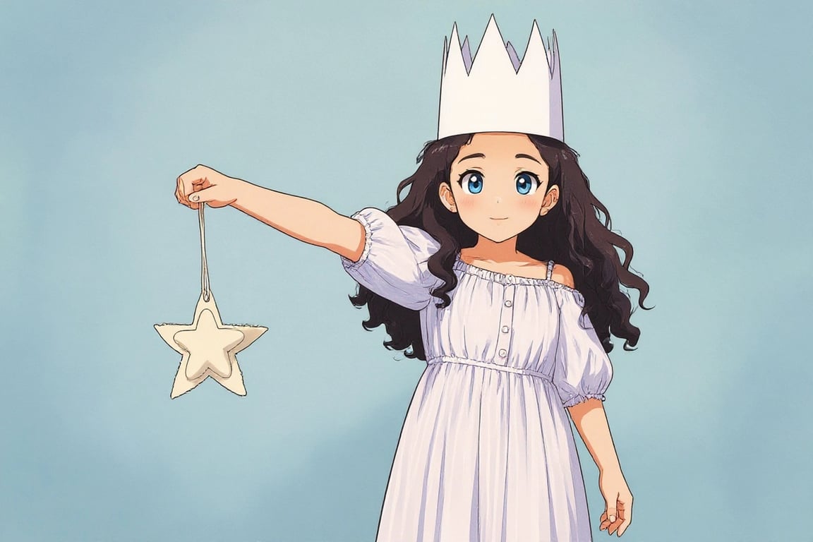 AI anime filter after transformation - creative portrait with cartoon anime transformation