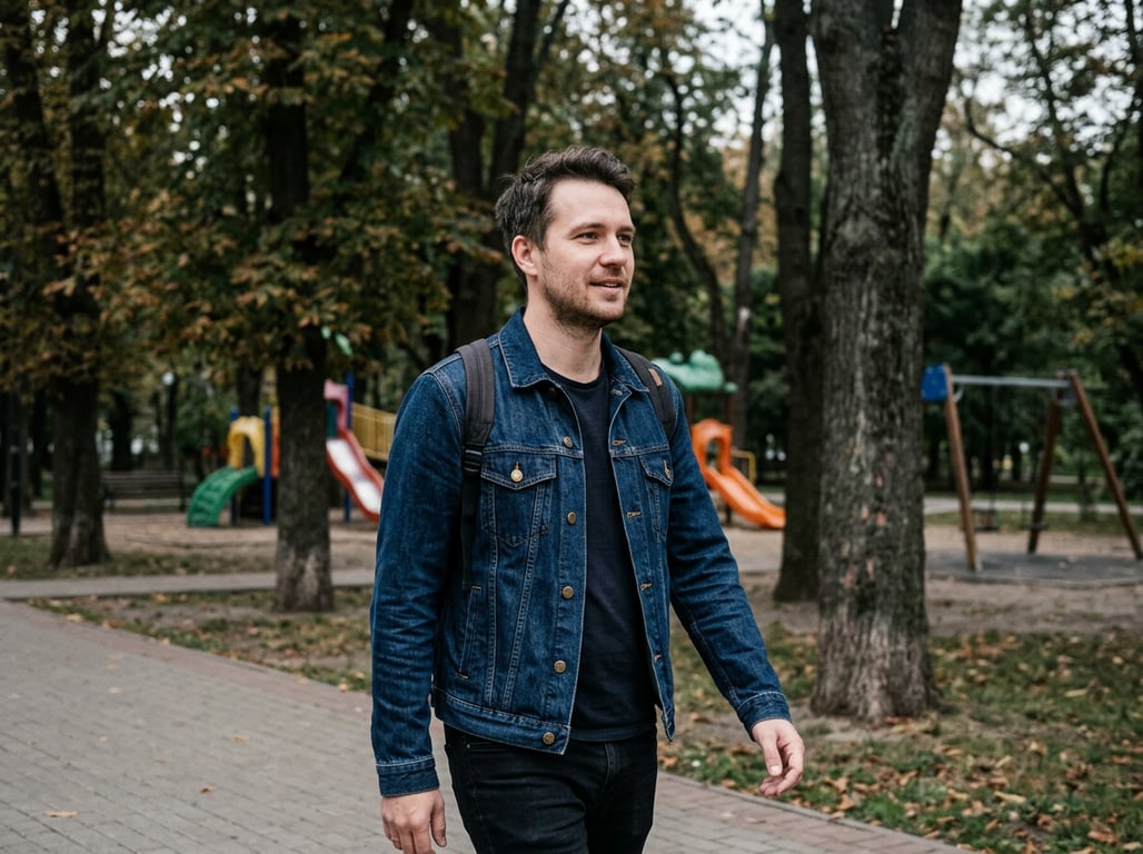 Convert this candid outdoor sn...