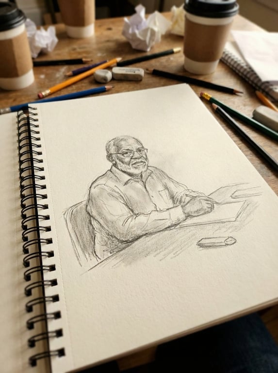 Refine the existing portrait d...