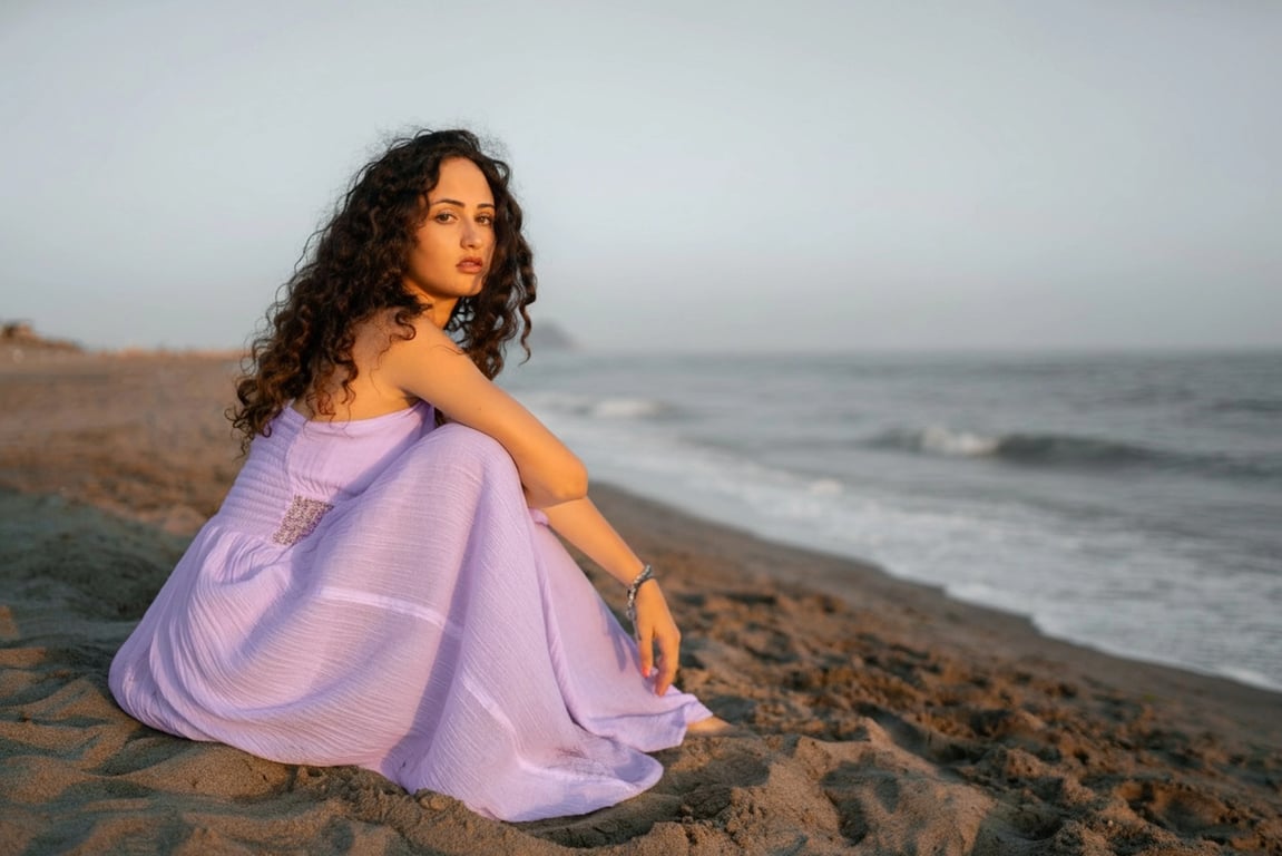 AI color changer after transformation - outdoor photo with vivid tone transformation